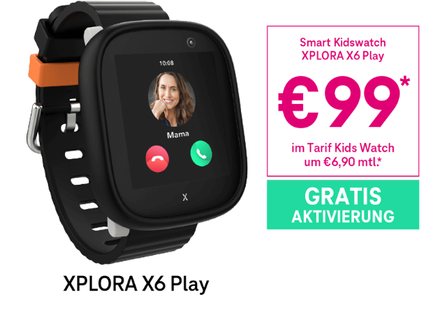 XPLORA X6 Play um €99 XPLORA X6 Play um €99