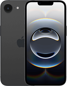 Produktabbildung iPhone 16e schwarz