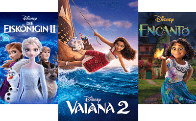 Disney Filmposter Disney Filmposter: Die Eiskönigin 2, Vaiana 2, Encanto