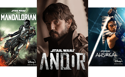 Star Wars Filmposter Star Wars Filmposter: Mandalorian, Andor, Ahsoka