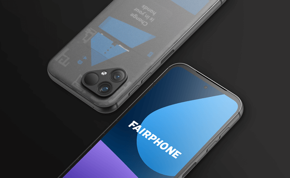 Fairphone 5 Vorder- und Rückseite